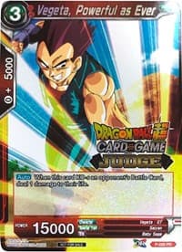Vegeta, Powerful as Ever - Judge Promotion Cards - Dragon Ball Super: Masters card