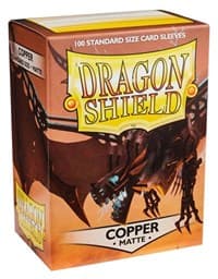 Dragon Shield Matte Sleeves - Copper (100-Pack) - Dragon Shield Card Sleeves - Card Sleeves card