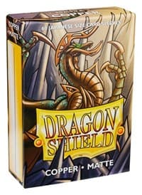 Dragon Shield Matte Japanese Sleeves - Copper (60-Pack) - Dragon Shield Card Sleeves - Card Sleeves card