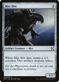 Myr Sire - Duel Decks: Elves vs. Inventors - Magic: The Gathering card