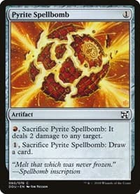 Pyrite Spellbomb - Duel Decks: Elves vs. Inventors - Magic: The Gathering card