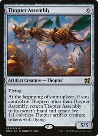 Thopter Assembly - Duel Decks: Elves vs. Inventors - Magic: The Gathering card