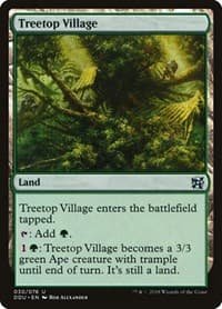 Treetop Village - Duel Decks: Elves vs. Inventors - Magic: The Gathering card