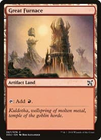 Great Furnace - Duel Decks: Elves vs. Inventors - Magic: The Gathering card