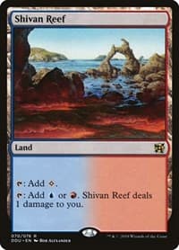 Shivan Reef - Duel Decks: Elves vs. Inventors - Magic: The Gathering card