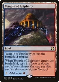 Temple of Epiphany - Duel Decks: Elves vs. Inventors - Magic: The Gathering card