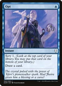Opt - Dominaria - Magic: The Gathering card