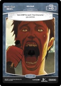 Devour - Attack on Titan - MetaX TCG card