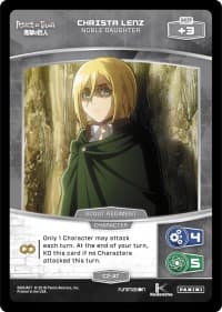 Christa Lenz - Noble Daughter - Attack on Titan - MetaX TCG card