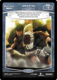 Joke's On You (C25-AT) - Attack on Titan - MetaX TCG card
