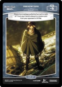 Machinations - Attack on Titan - MetaX TCG card