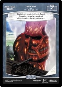 Open War - Attack on Titan - MetaX TCG card