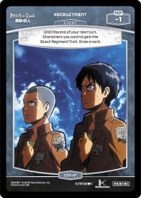 Recruitment (C29-AT) - Attack on Titan - MetaX TCG card
