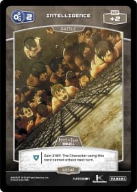 2 Intelligence (C37-AT) - Attack on Titan - MetaX TCG card