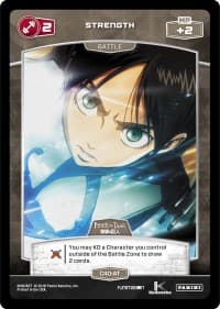 2 Strength (C40-AT) - Attack on Titan - MetaX TCG card