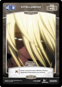 3 Intelligence (C41-AT) - Attack on Titan - MetaX TCG card