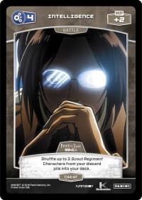4 Intelligence (C44-AT) - Attack on Titan - MetaX TCG card