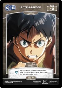 6 Intelligence (C55-AT) - Attack on Titan - MetaX TCG card