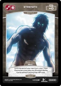 6 Strength (C56-AT) - Attack on Titan - MetaX TCG card