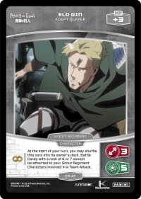 Eld Gin - Adept Slayer - Attack on Titan - MetaX TCG card
