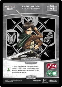 Eren Jaeger - Suicidal Bastard - Promotional Cards - MetaX TCG card