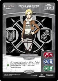 Annie Leonhart - Solemn Warrior - Attack on Titan - MetaX TCG card