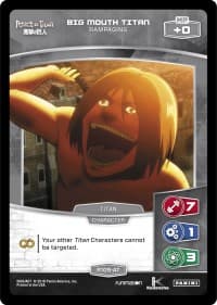 Big Mouth Titan - Rampaging - Attack on Titan - MetaX TCG card