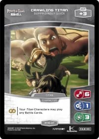 Crawling Titan - Surprisingly Quick - Attack on Titan - MetaX TCG card