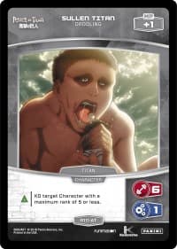 Sullen Titan - Drooling - Attack on Titan - MetaX TCG card