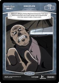 Discipline - Attack on Titan - MetaX TCG card