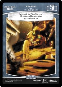 Rampage - Attack on Titan - MetaX TCG card