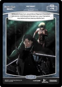 Retreat - Attack on Titan - MetaX TCG card