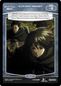 Elite Scout Regiment (S2-AT) - Attack on Titan - MetaX TCG card