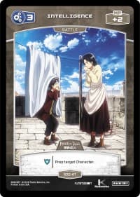 3 Intelligence (S32-AT) - Attack on Titan - MetaX TCG card