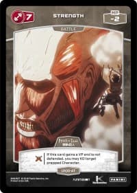 7 Strength (U100-AT) - Attack on Titan - MetaX TCG card