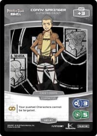 Conny Springer - Outgoing Cadet - Attack on Titan - MetaX TCG card