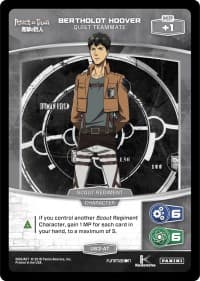 Bertholdt Hoover - Quiet Teammate - Attack on Titan - MetaX TCG card