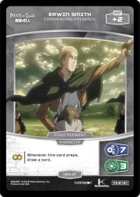 Erwin Smith - Commanding Presence - Attack on Titan - MetaX TCG card
