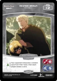 Reiner Braun - Reliable - Attack on Titan - MetaX TCG card