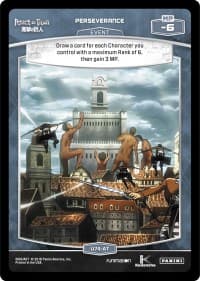 Perseverance (U74-AT) - Attack on Titan - MetaX TCG card