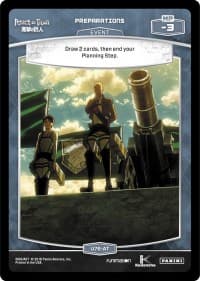 Preparations (U76-AT) - Attack on Titan - MetaX TCG card