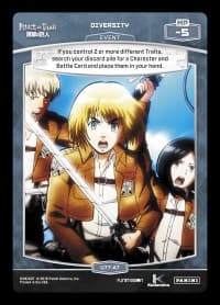 Diversity (U77-AT) - Attack on Titan - MetaX TCG card