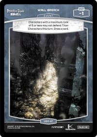 Wall Breach - Attack on Titan - MetaX TCG card