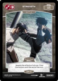3 Strength (U89-AT) - Attack on Titan - MetaX TCG card