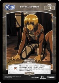 5 Intelligence (U92-AT) - Attack on Titan - MetaX TCG card