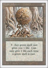 Wooden Sphere - Revised Edition - Magic: The Gathering card
