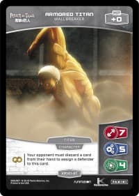 Armored Titan - Wallbreaker - Attack on Titan - MetaX TCG card