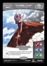 Colossal Titan - God of Destruction - Attack on Titan - MetaX TCG card