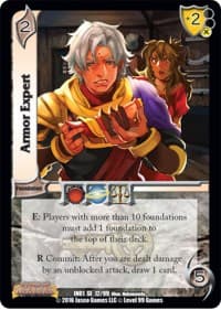Armor Expert - World of Indines - UniVersus card
