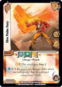 Fire Palm Fury - World of Indines - UniVersus card